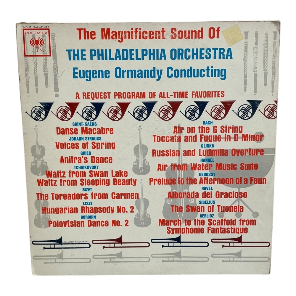 Philadelphia Orchestra Eugene Ormandy The Magnificent Sound 2xLP Mono 1962